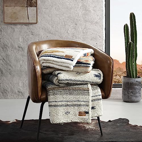 Wrangler - Sherpa Reverse Throw Blanket for Bed or Couch, 50 x 60 - image 5
