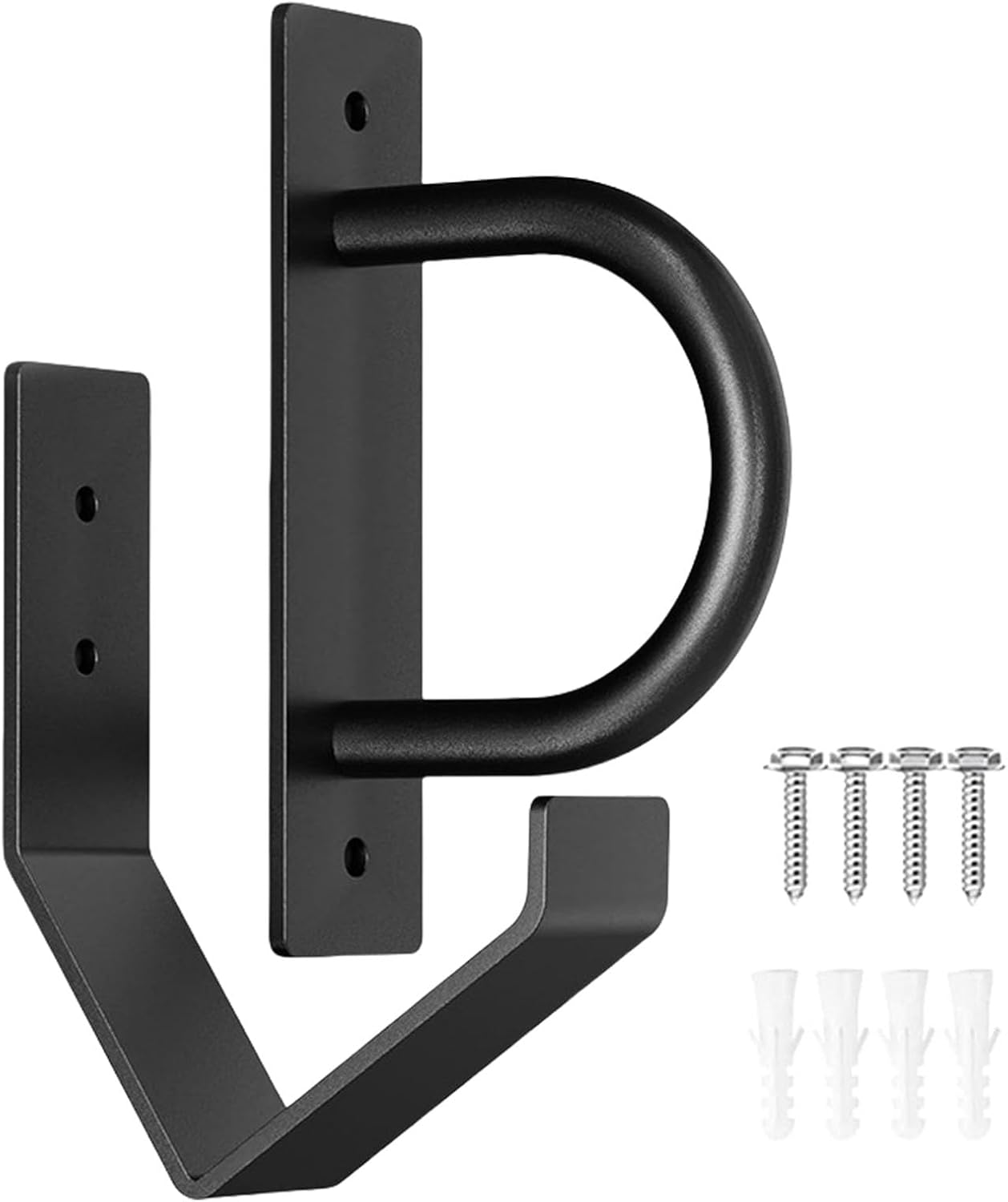 hejhncii Space Saving Wall Mount Set for Battle Ropes Includes Anchors and Storage Hook Ideal for Fitness Enthusiasts