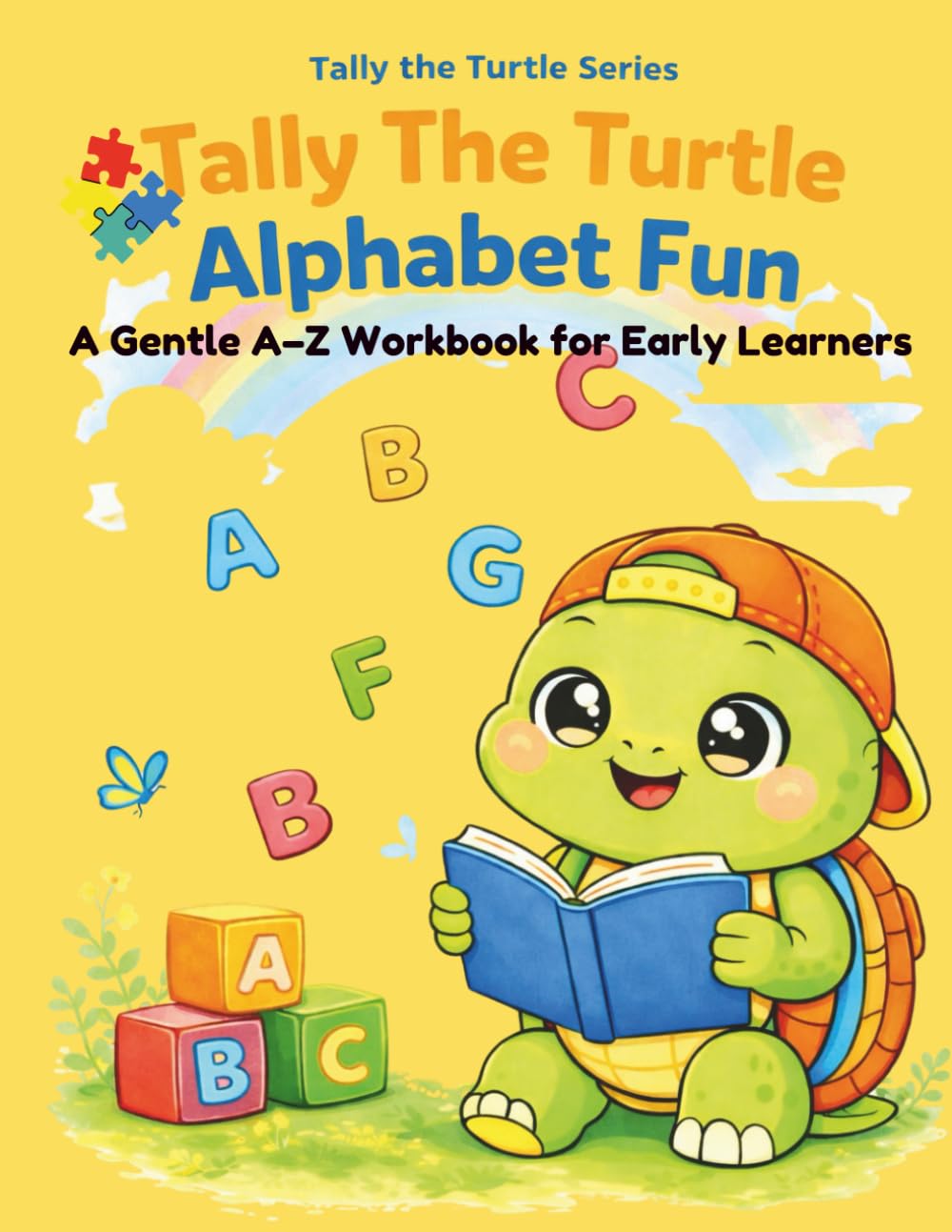 Tally The Turtle's Alphabet Fun A Gentle A-Z Letter Workbook for Kids: A Calm, Play-basef Alphabet Book