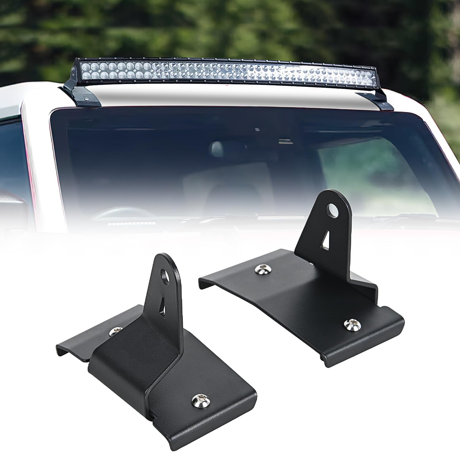 Nilight 42" Curved Light Bar Bracket for Ford Bronco 2021 2022 2023 2024