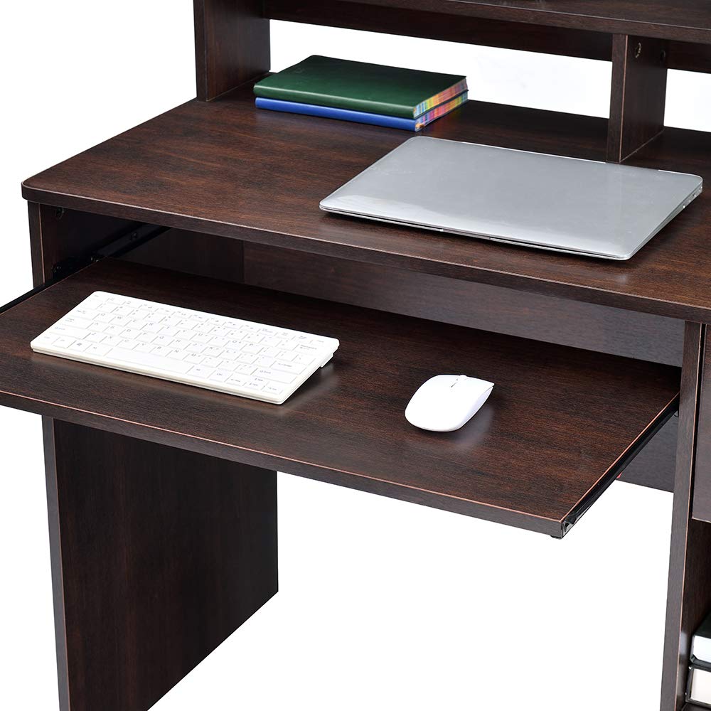 ROCKPOINT Axess Computer Keyboard Tray and Drawer Small Home Office