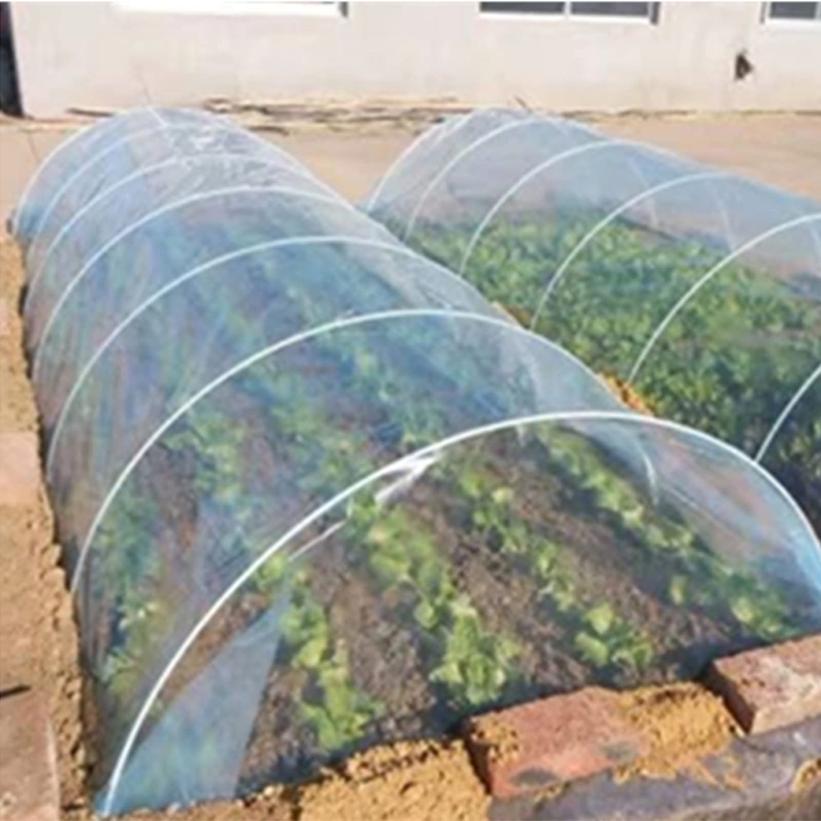 20 Stück Gewächshaus Tunnel, Gewächshausreifen Pflanztunnel Bögen, Gartenreifen für Reihenabdeckung Bögen für Folientunnel(Size:5mmX2m(6.5ft))