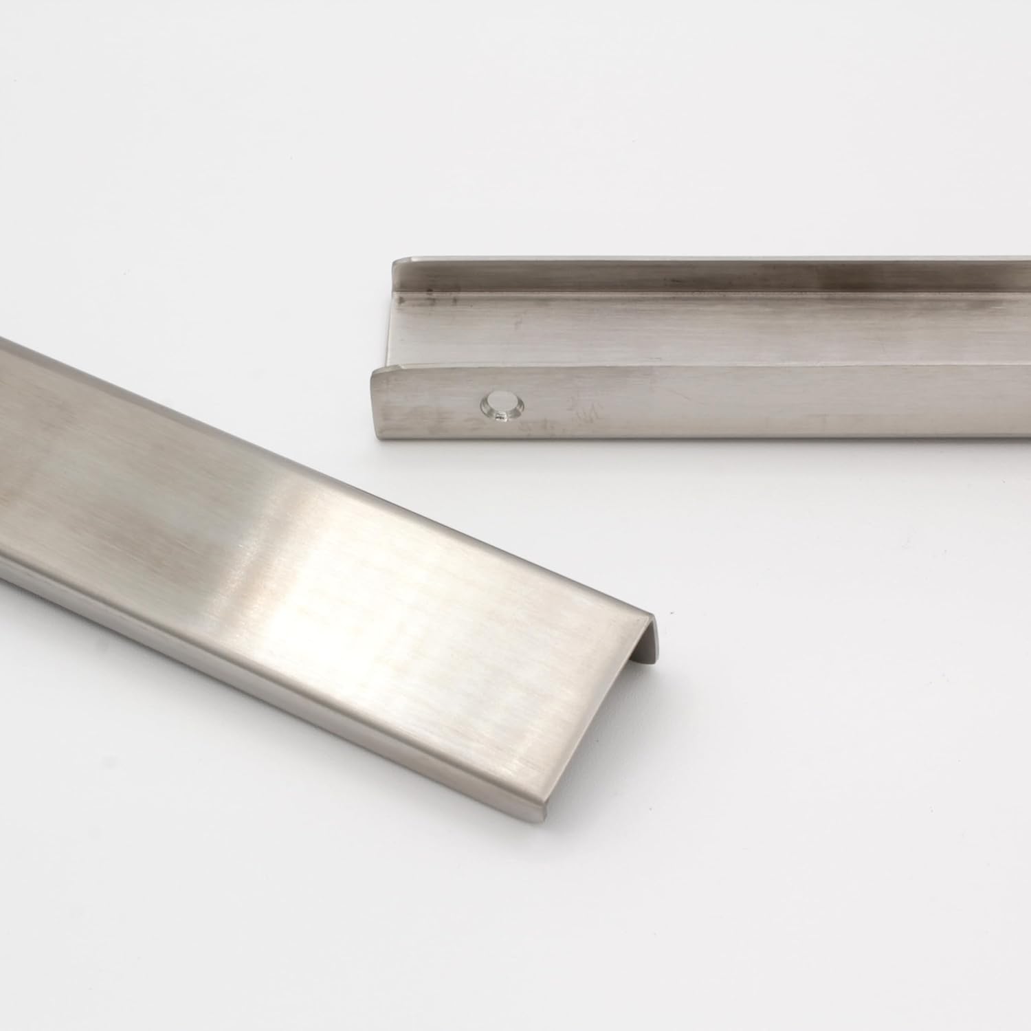RCH Hardware PL-SS161-280 Solid Stainless Steel Modern Finger Edge Pull, 12 7/8 Inch, Brushed Stainless Steel (5 Pack)