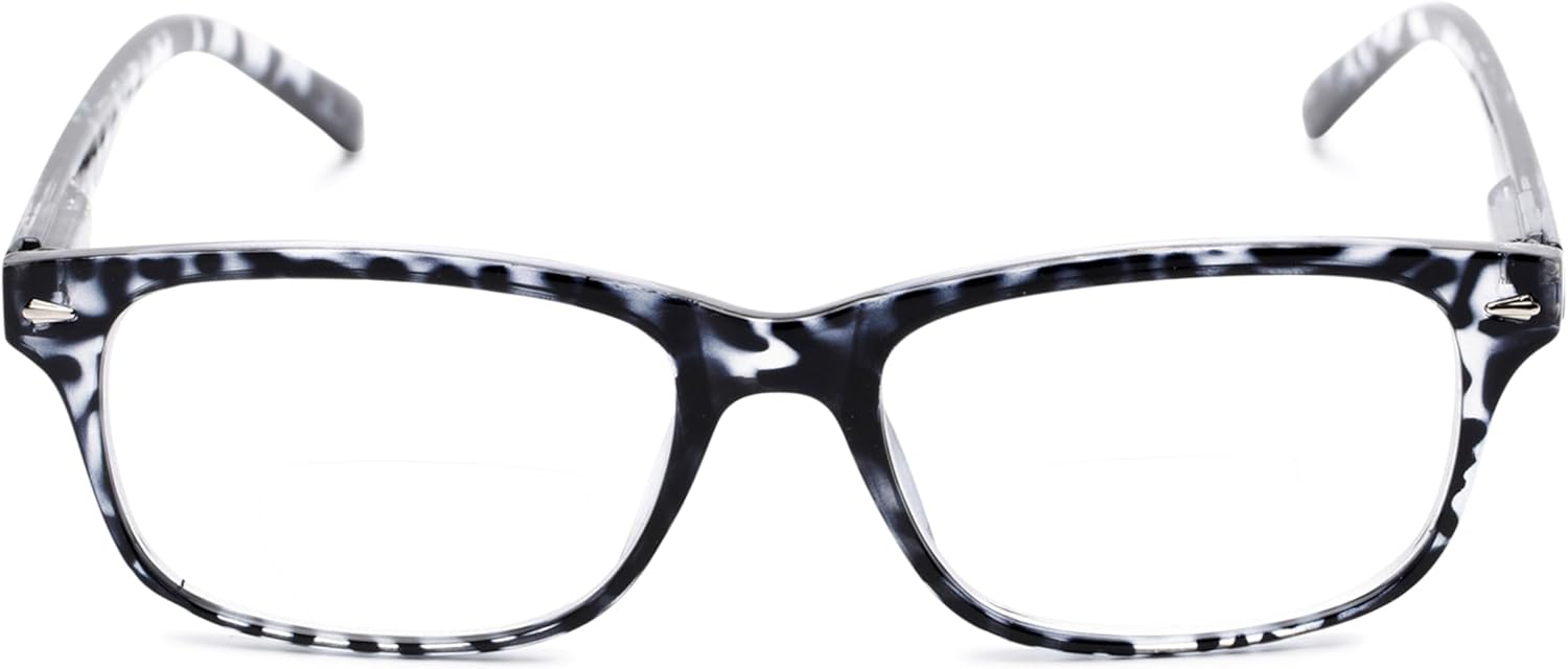 Readers.com Reading Glasses: The Williamsburg Bifocal square Style for Men and Women