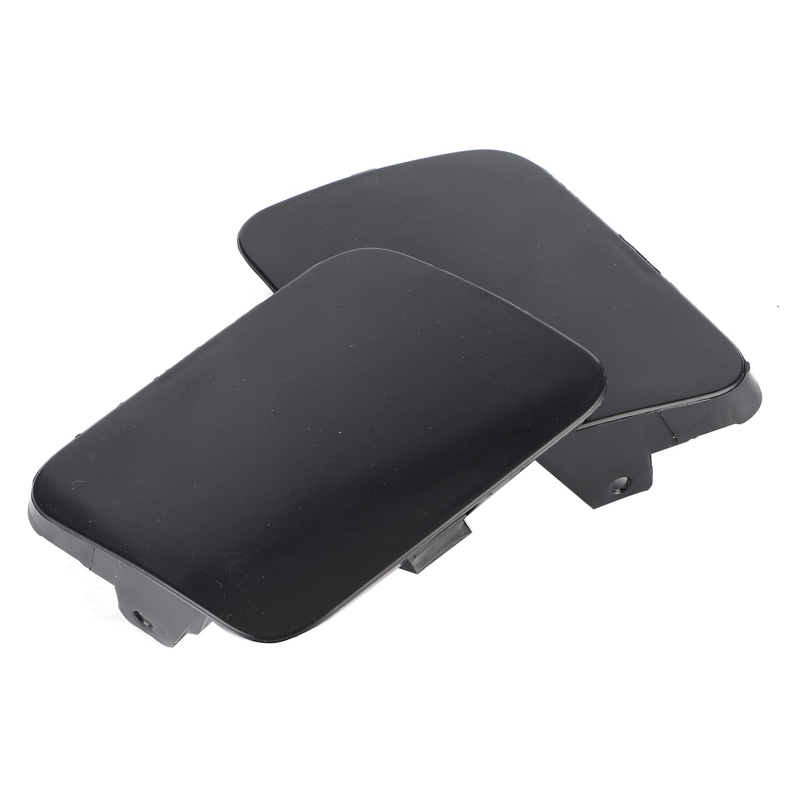 Coperchio Staffa Gancio Traino Paraurti Anteriore 2 Pezzi, Coperchio Gancio Paraurti Anteriore ABS Nero Adatto Per RAV4 2005-2008 53286-42931 53285-42930