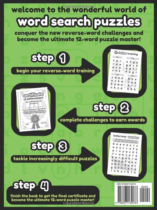 WORD SEARCH PUZZLES for KIDS - LEVEL 2: Conquer new Level-2 challenges and become the ultimate 12-word puzzle master! (PUZZLE BOOKS for KIDS) image 3