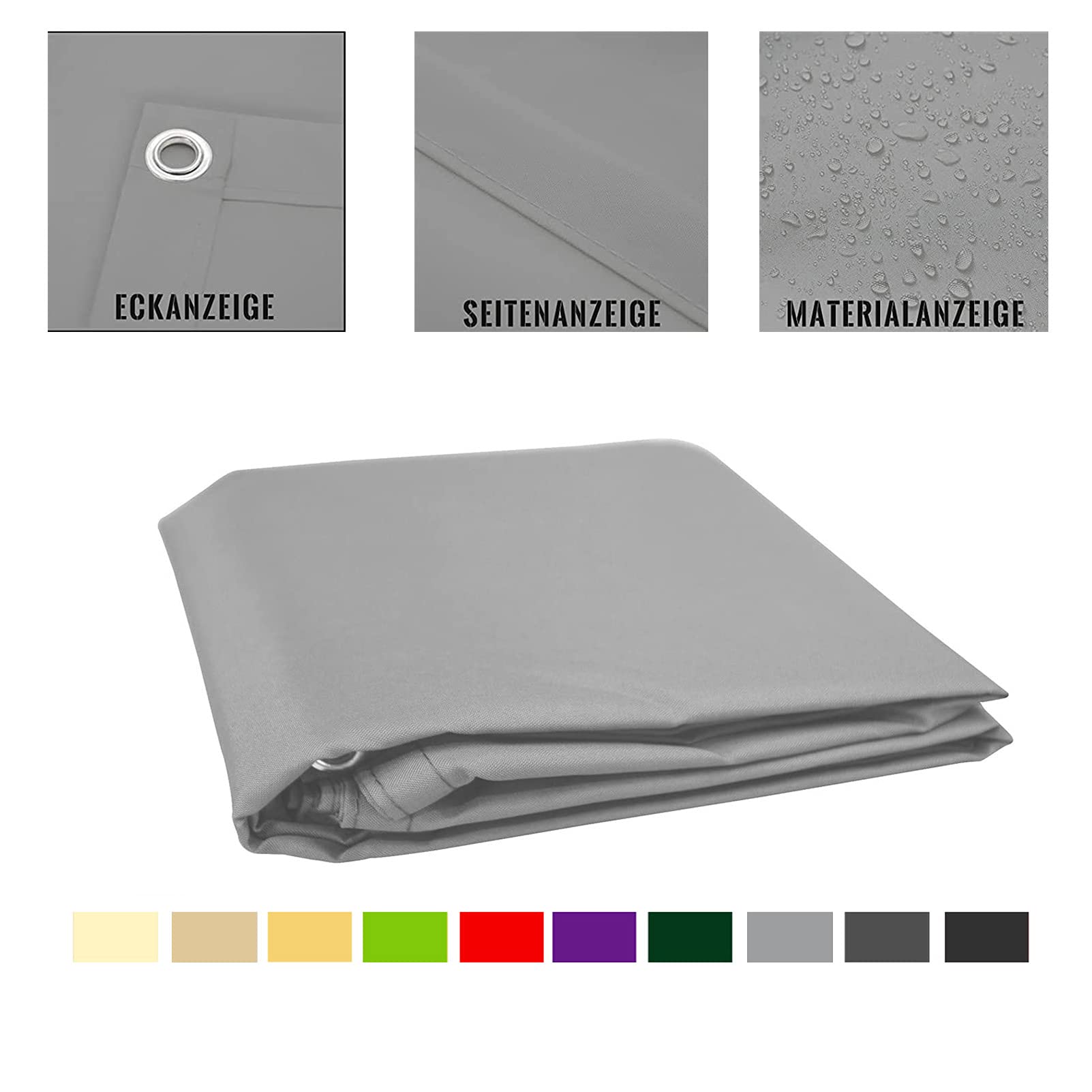 Osłona przeciwwiatrowa na patio 90 cm x 1000 cm z ochroną UV i odpornością na warunki atmosferyczne, osłona balkonowa z opaskami na zamek błyskawiczny, trwała i odporna na słońce ochrona prywatności