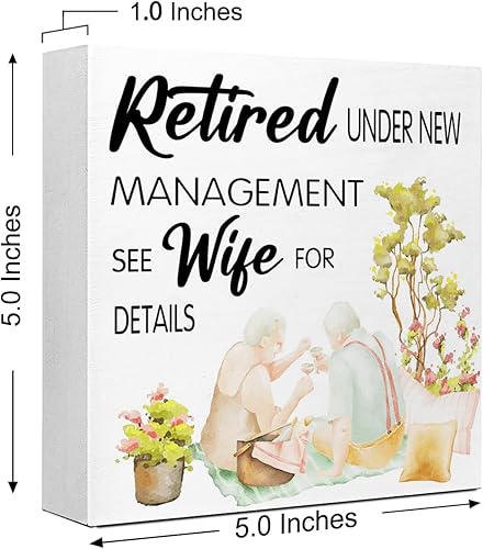 Miniatura 9 de LVQHI Regalos de jubilación para mujeres y hombres, calendario semanal de jubilación, letrero de madera para decoración de fiesta de jubilación,