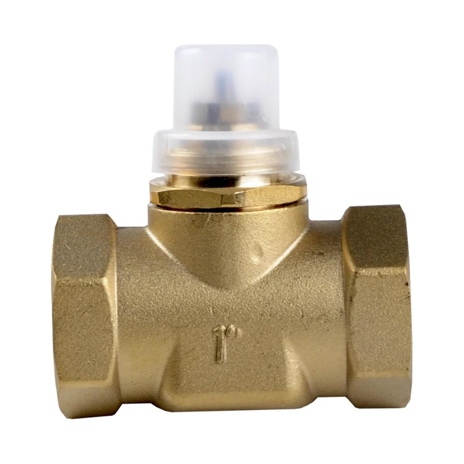 Valvola a Sfera elettrica in Ottone a 2 Vie a 3 di Tipo Verticale con Funzionamento a Motore 16bar VA-7010 Serie 1/2 "3/4" 1 "Valvola Fan Coil AC220V(Nc-2way-va-7010-25,0.5 inch)