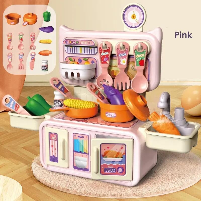 Juego de cocina de plástico de 13 piezas para cocinar, juego para niños pequeños, juego de cocina para niños, juego de cocina para niños disponible en Yaxa Venezuela