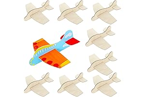 20 Pack DIY Model Wooden Airplane Nature Wood Plane Balsa Wood Planes...