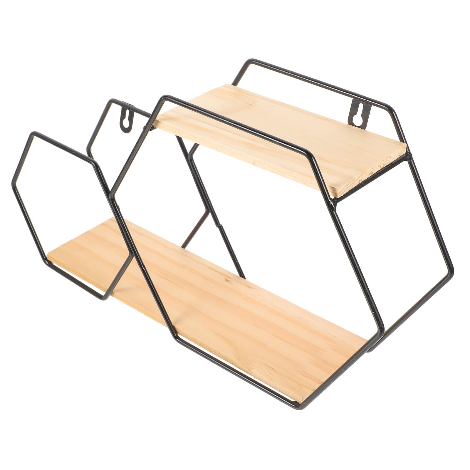Estantería para pared de almacenamiento hexagonal que soluciona la falta de espacio