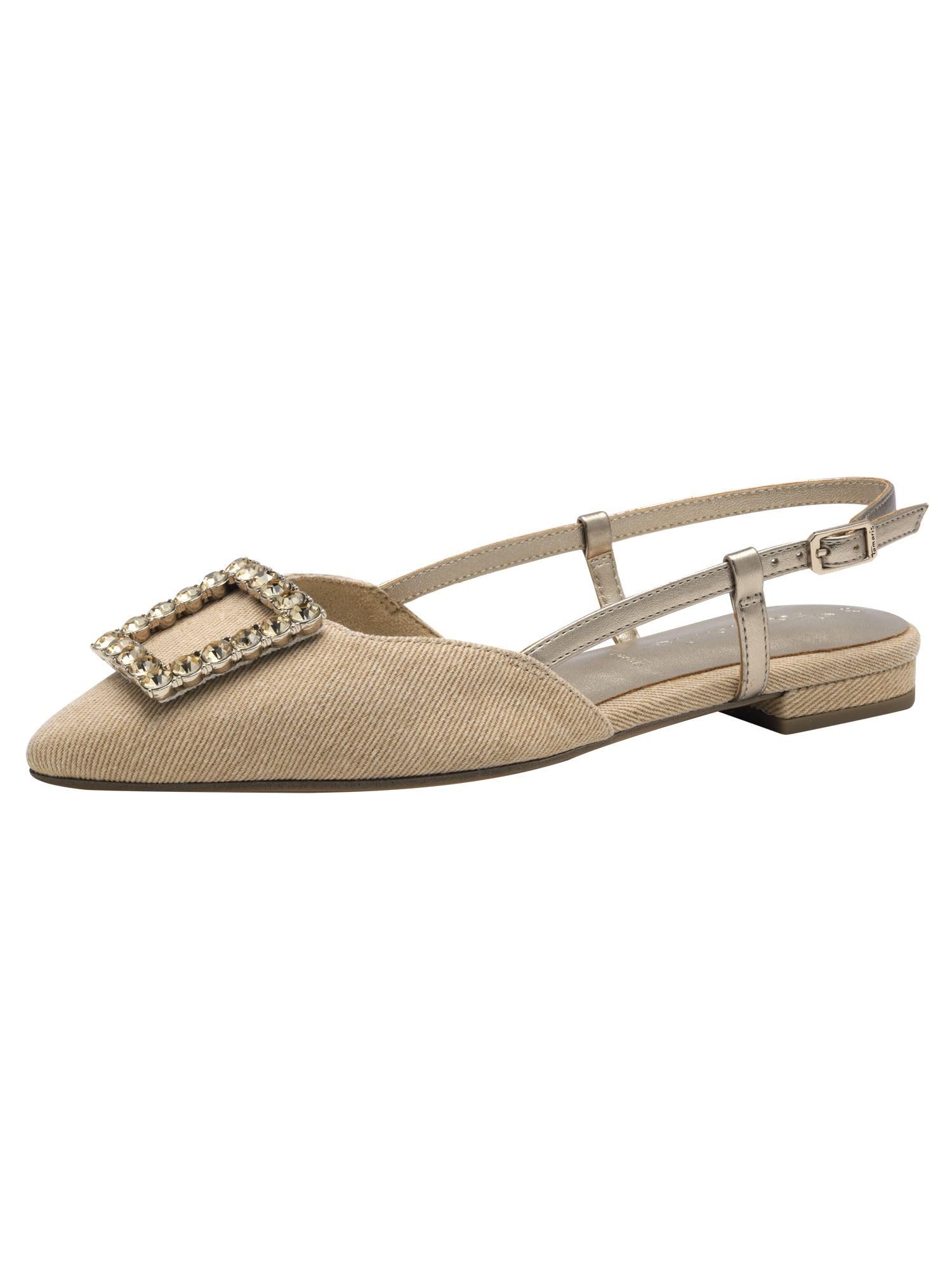 Tamaris Sling Women's Vegan Elegant, tan, 6.5 UK