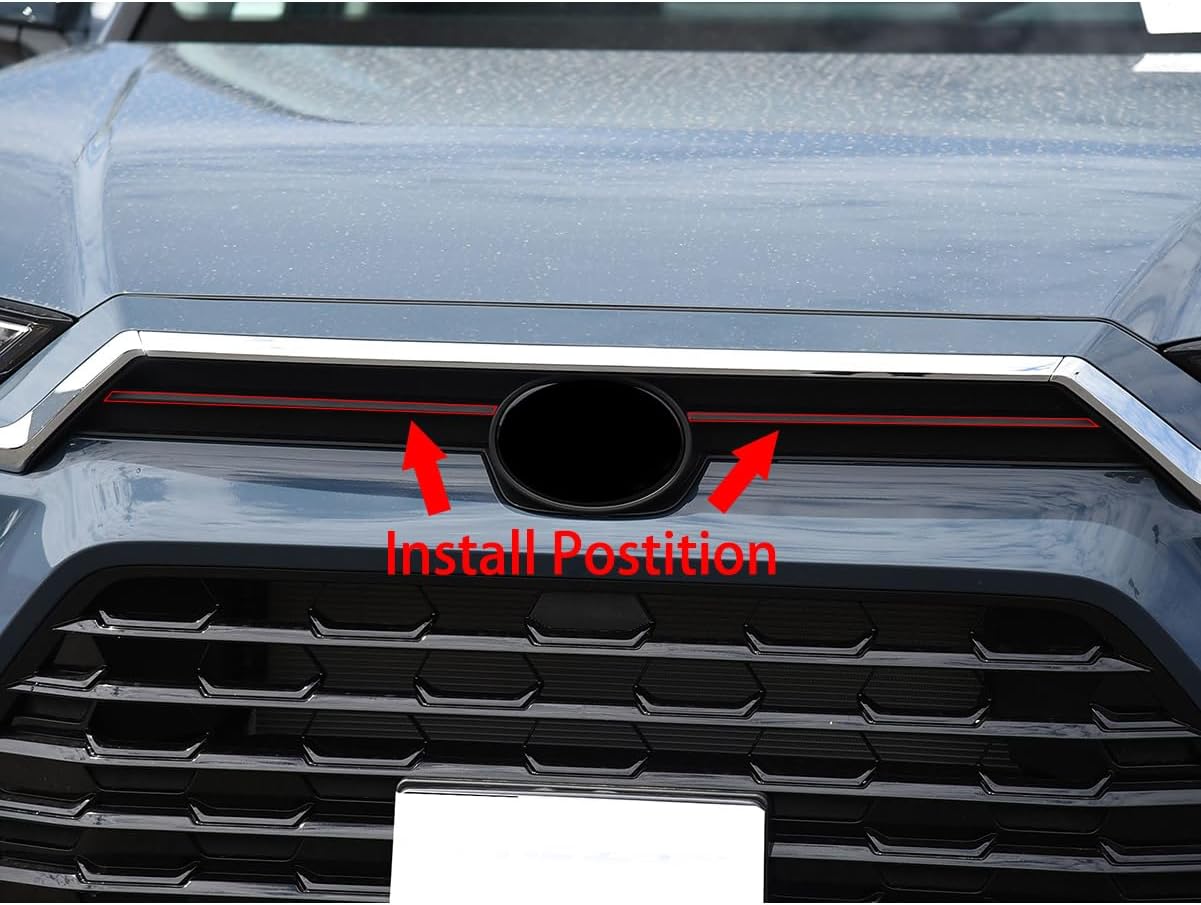 Beautost Fit For Toyota Grand Highlander 2024 2025 2026 Front Upper Grill Grille Mesh Cover Trim Chrome