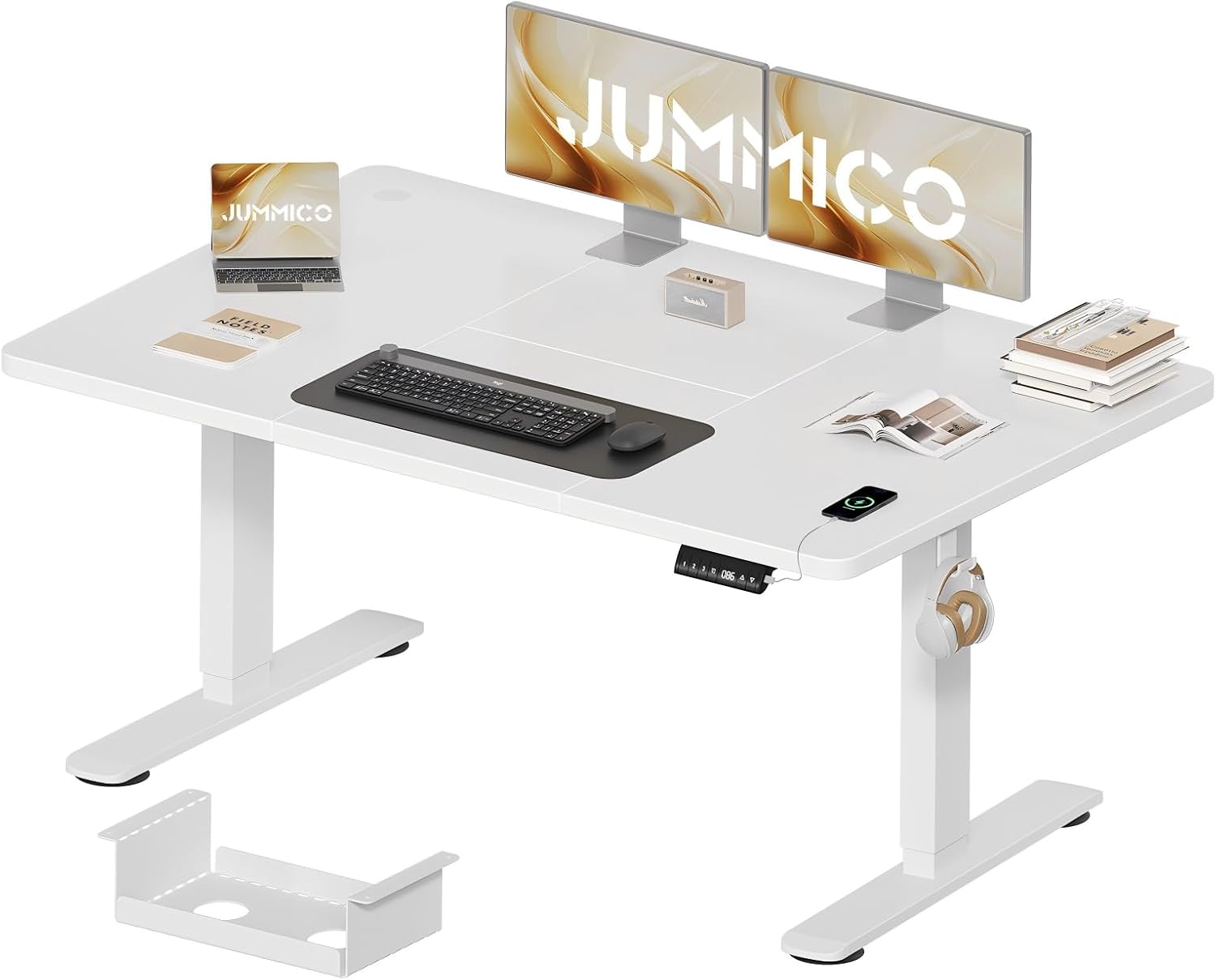 Höhenverstellbarer Schreibtisch 70x140