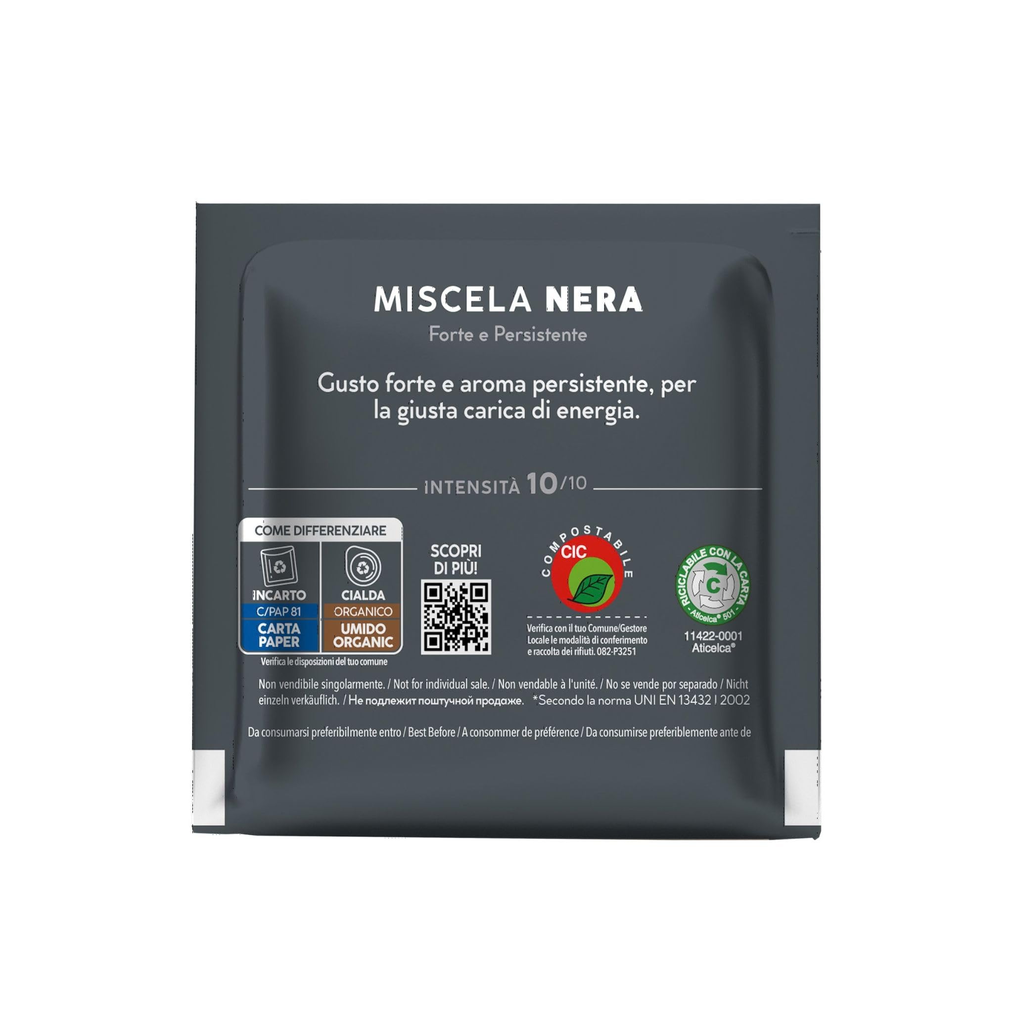 Caffè Borbone Cialda Compostabile, Miscela Nera - 600 Cialde - Sistema ESE - 600 pz (4x150 pz)
