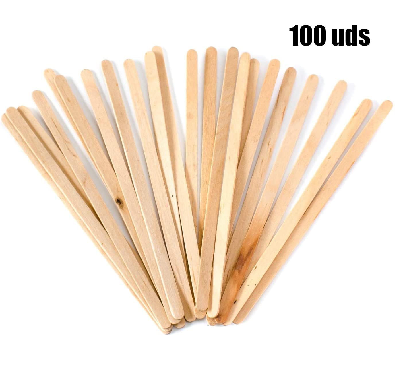 100 Vasos Desechables Café de Papel Cartón de 200 ml, Vasos Resistentes y Elegantes para Bebidas Calientes o Frías, Perfectos para Oficina y Hogar. Incluyen 100 Paletinas de Madera