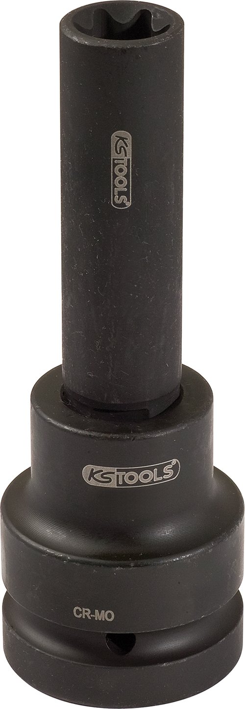 KS Tools 1-inch Tx E E20 Impact Bit Socket, Clear