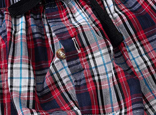 MoFiz Pantaloni Corti Pigiama Uomo Cotone