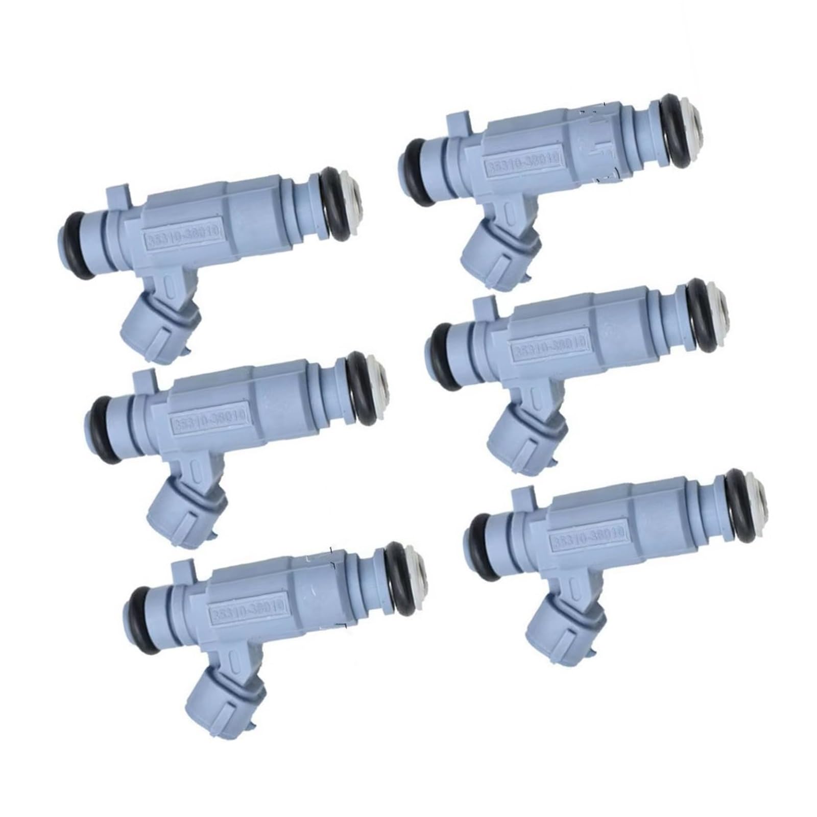 Yplvwsoyq One Color Injector Nozzles Compatible With Hyundai For Santa Fe 2001 2002 2003 2004 2005 2006 For Xg350 For Sonata 6Pcs Fuel Injectors Nozzles 35310-38010 3531038010