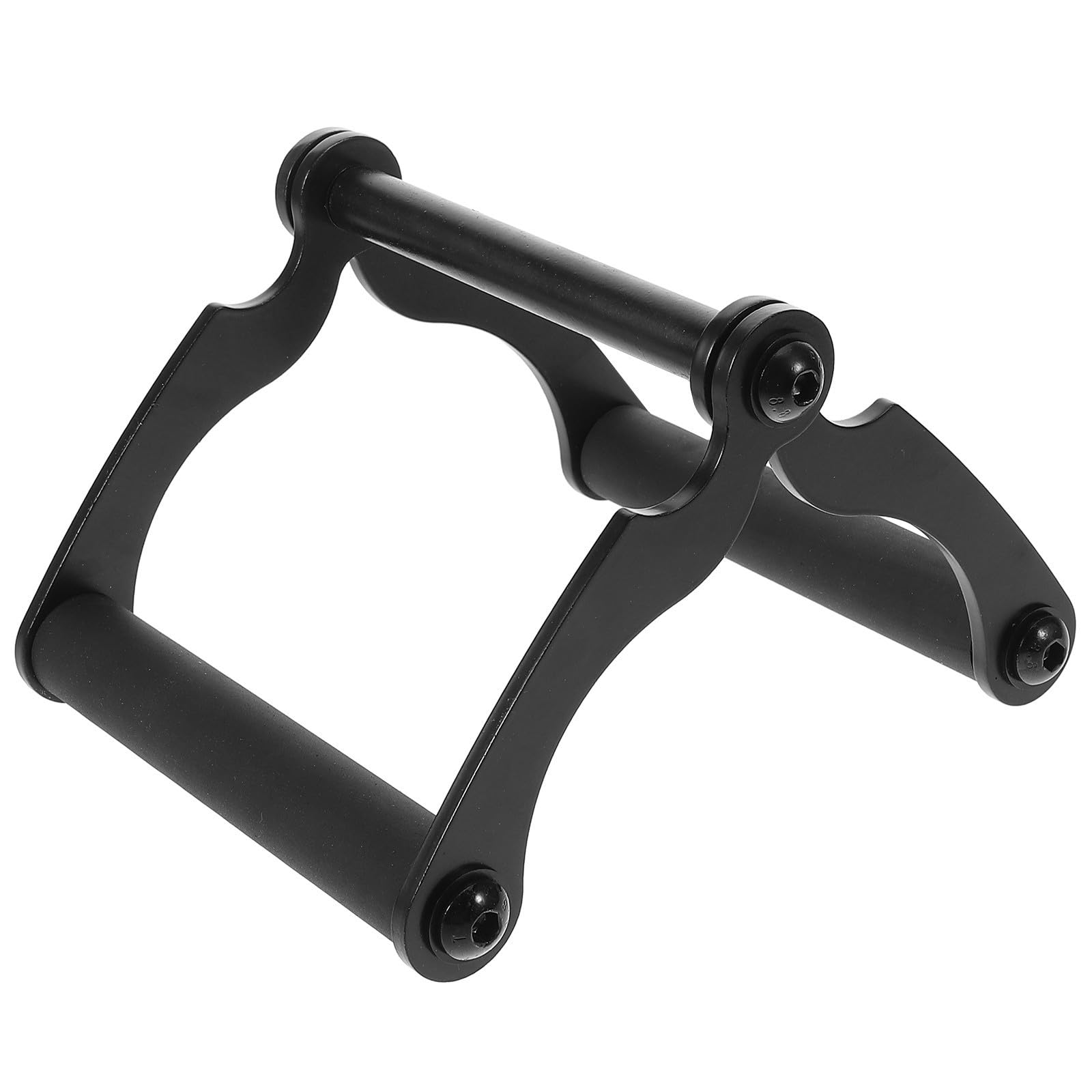 Mango de Polea Dorsal en V Ajustable Negro de Acero para Gimnasio | Diseño Robusto y Resistente al Desgaste, Agarre Ergonómico, Uso en Fuerza y Casa