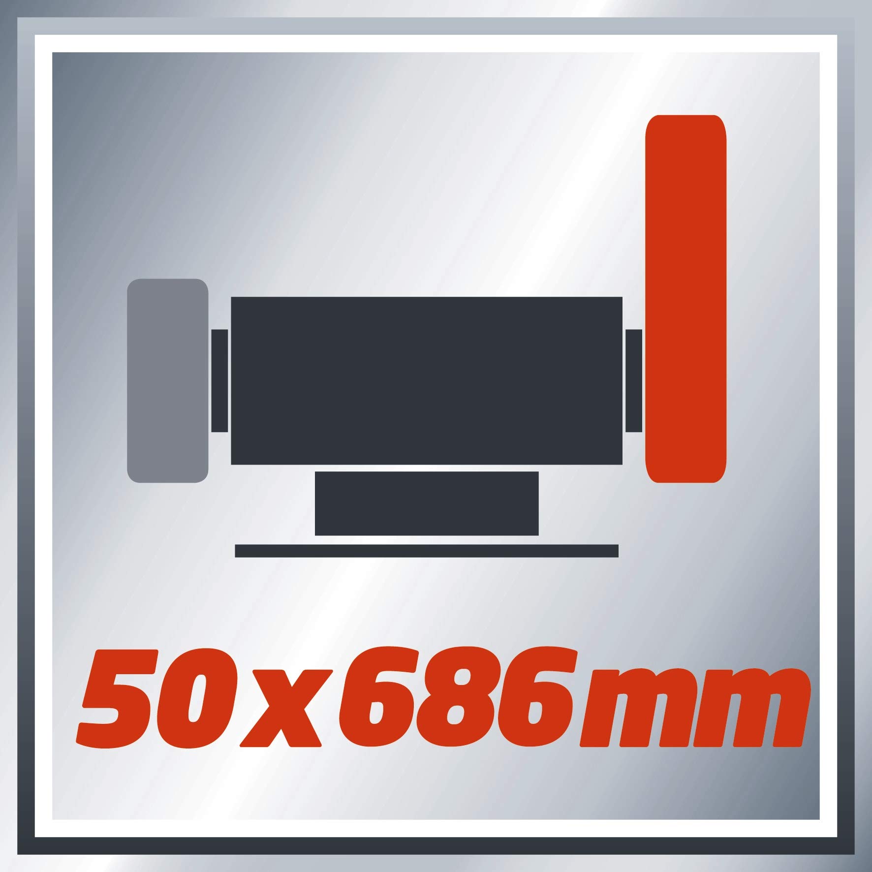 Einhell TH-US 240 - Esmeriladora combinada, 4 patas de goma antideslizantes, 230 V, 240 W (ref. 4466150)