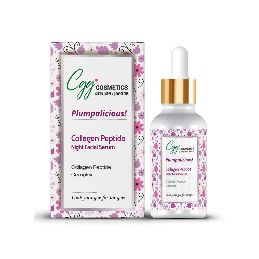 Plumpalicious Collagen Peptide Night Facial Serum - 30ml