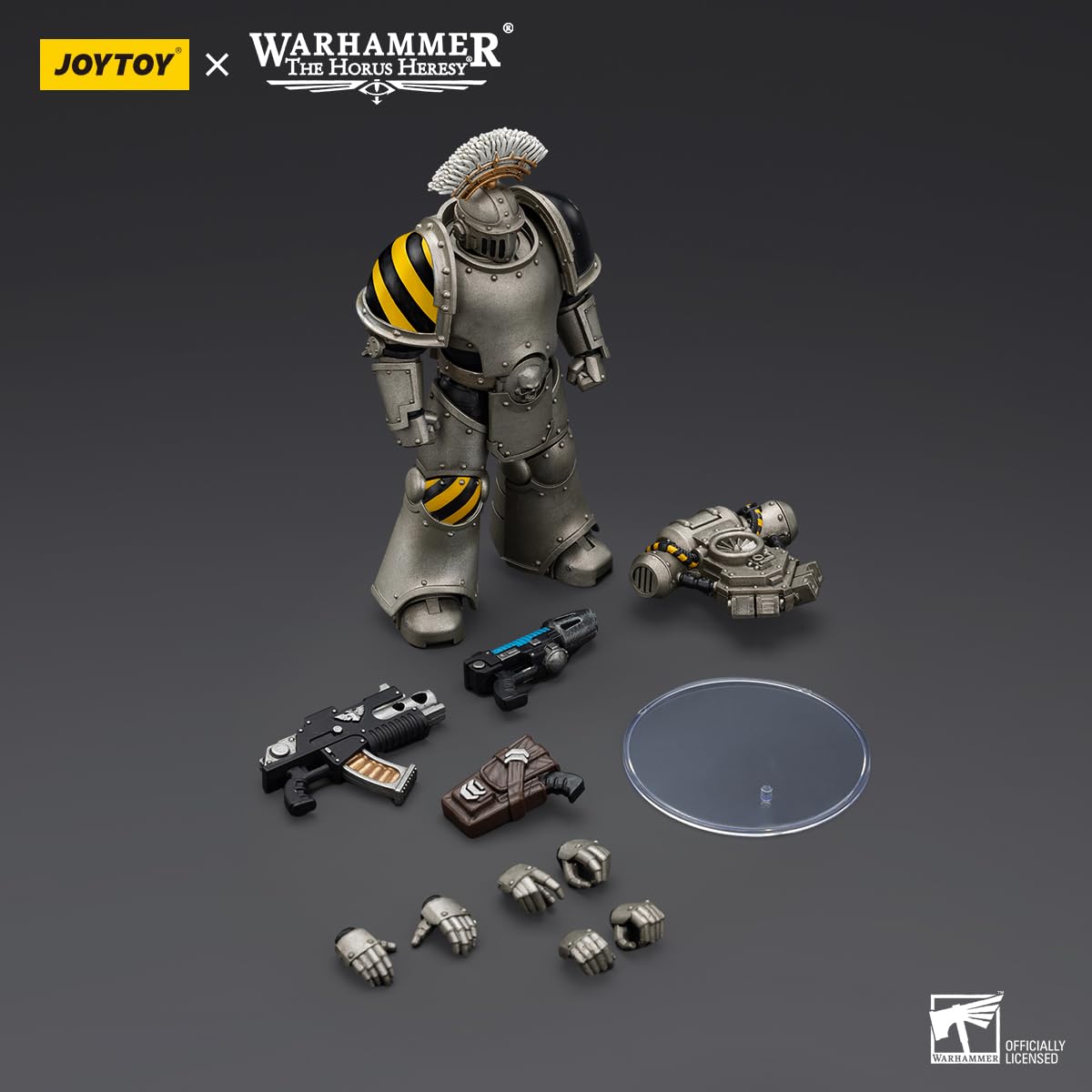 TOYVERSE Joytoy Actionfigur Warhammer The Horus Heresy, Iron Warriors MKlll Tactical Sergeant, bewegliche Gelenke, Charaktermodell, ab 15 Jahren