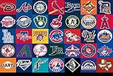 Major League Baseball Teams Logos 24x36 inch Rolled Poster