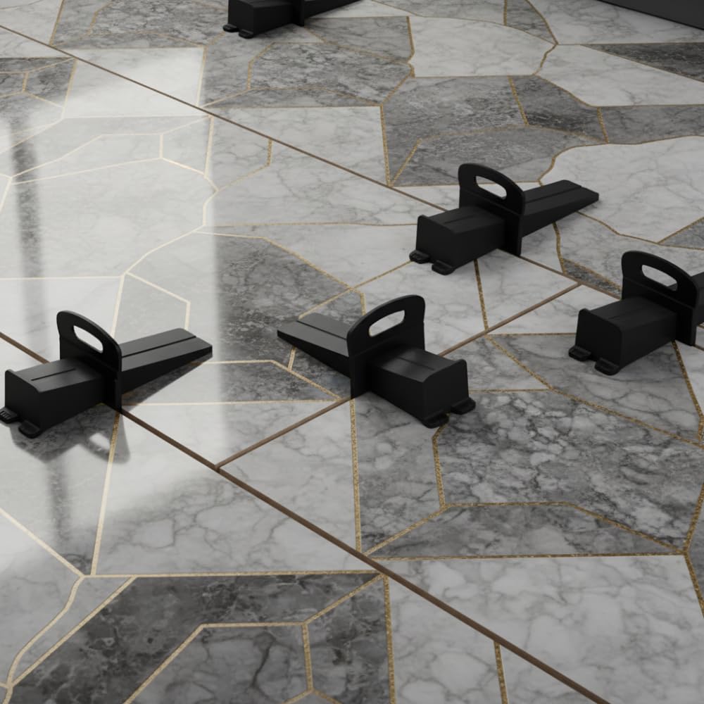 Mapei Sistema Livellante MapeLevel ProWDG, Cuneo e Distanziatori per Piastrelle, Riutilizzabile, per Pavimenti e Rivestimenti Ceramici (2 mm)