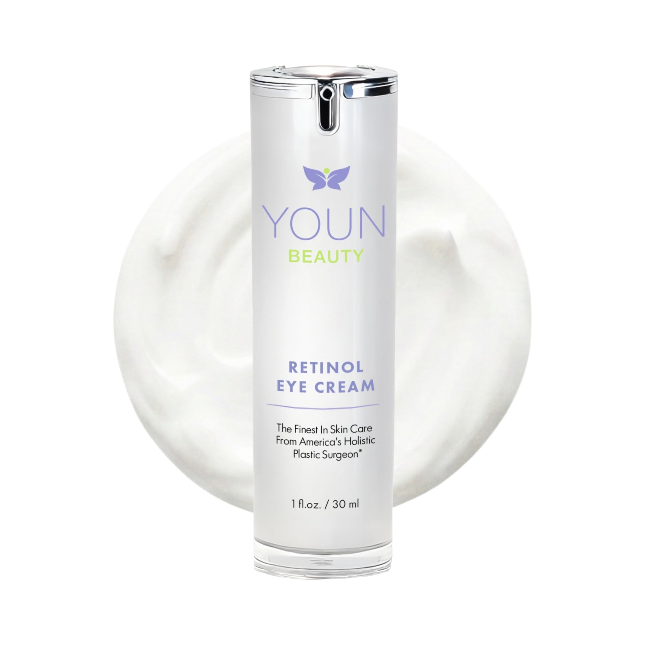 Retinol Eye Cream by Plastic Surgeon Dr. Anthony Youn | Paraben-Free Night Eye Cream with Liposomal Retinol & Hyaluronic Acid | Under Eye Cream for Hydration and Skin Firming, 1 Fl Oz