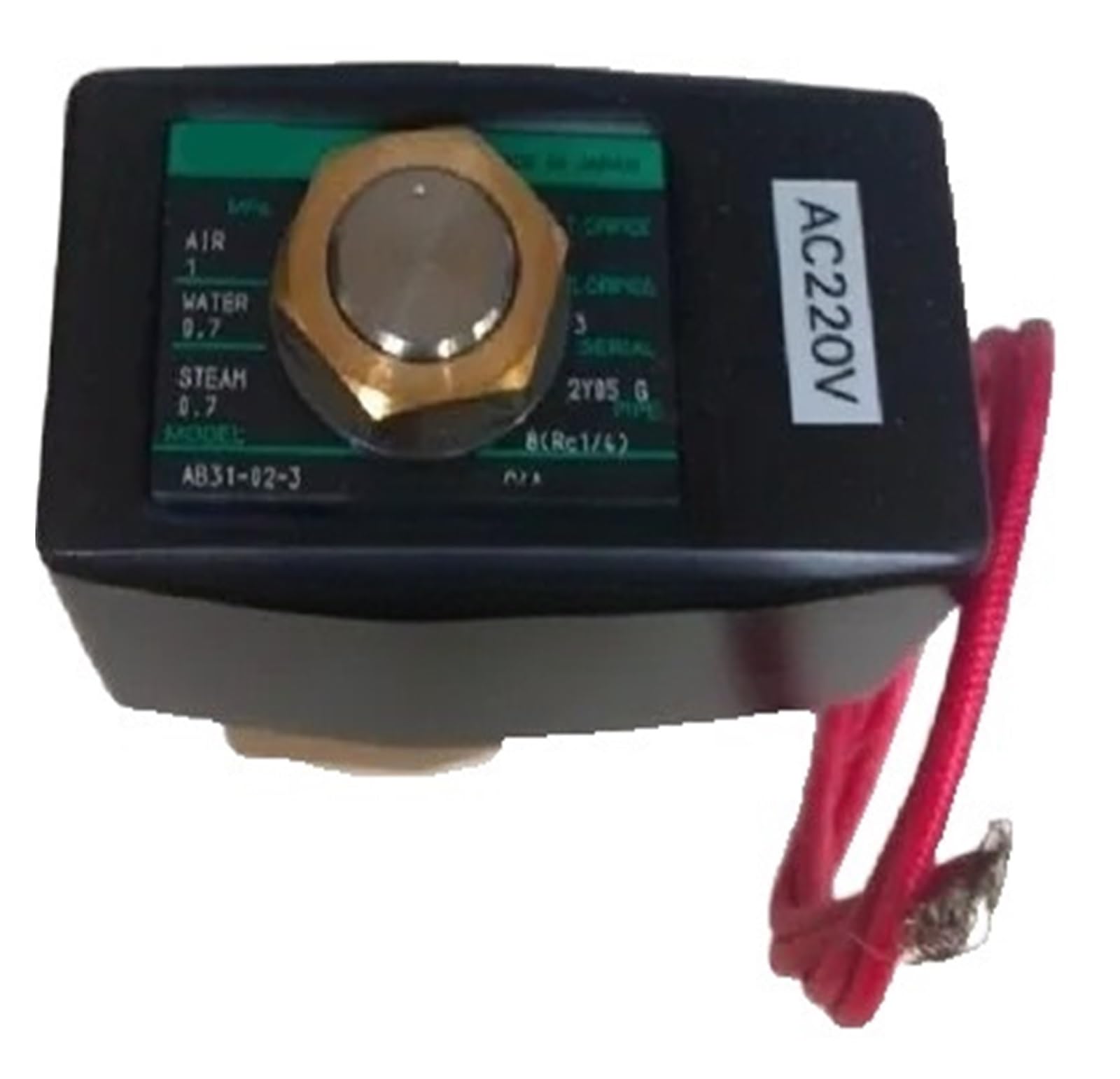 Électrovanne AB31-02-3-AC110V vanne pneumatique 2 voies action directe AC 110V