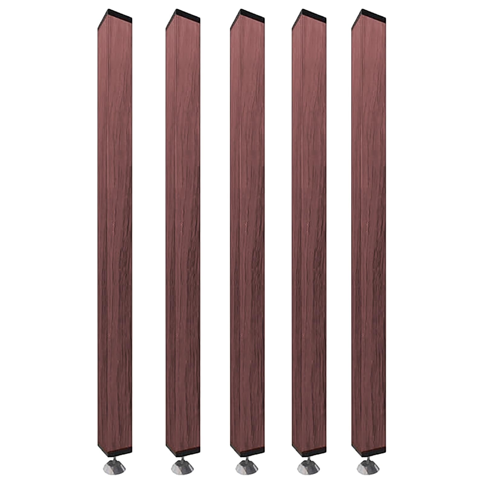 GLETSF Adjustable Aluminum Slats Room Dividers - 6Ft To 12Ft High Indoor Privacy Screens For Hallway, Living Room, Entrance - Stylish Hollow Grille Partitions-Set of 5-110cm/43.3in/3.6ft