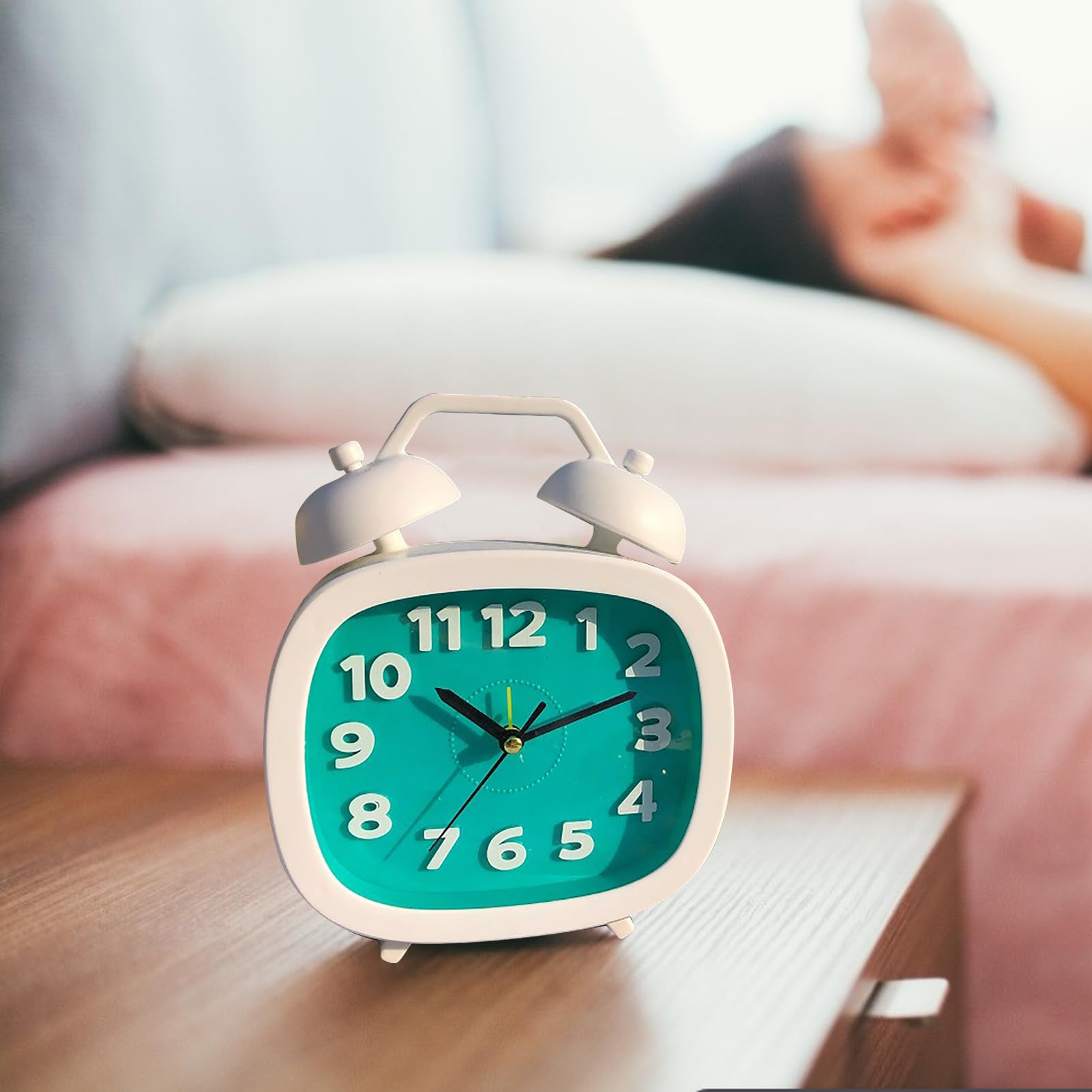 Lauter Wecker Mit Doppelglocken - Vintage Metallwecker Ohne Schlummertaste