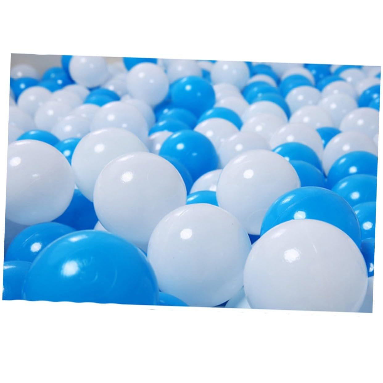 TOYANDONA 50 Piezas Balones De Plástico Resistentes Al Aplastamiento Gruesas Bebés con Bolsa De Malla Juguetes Educativos para Balones De Piscina y