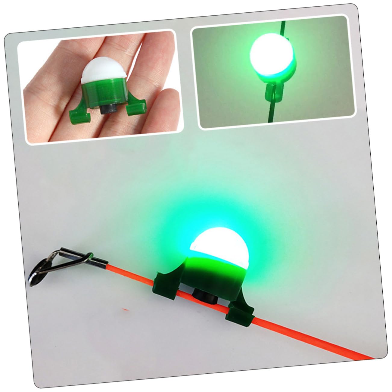 YARNOW 15 Set luci da Pesca notturne Kit da Pesca Luce da Pesca a LED Lampada Allarme elettronico Lampada da Pesca Professionale lampade di Allarme per la Pesca Maggiore Spia Luminosa