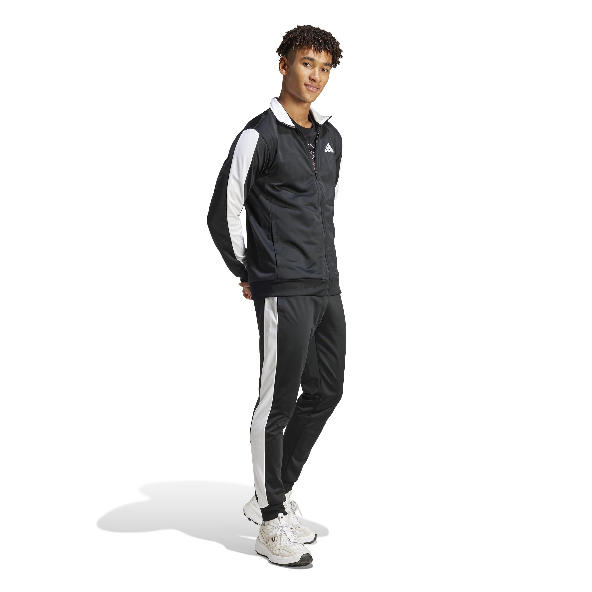 adidas Dresy Mężczyźni Sportswear Basic Tricot Colorblock Tracksuit