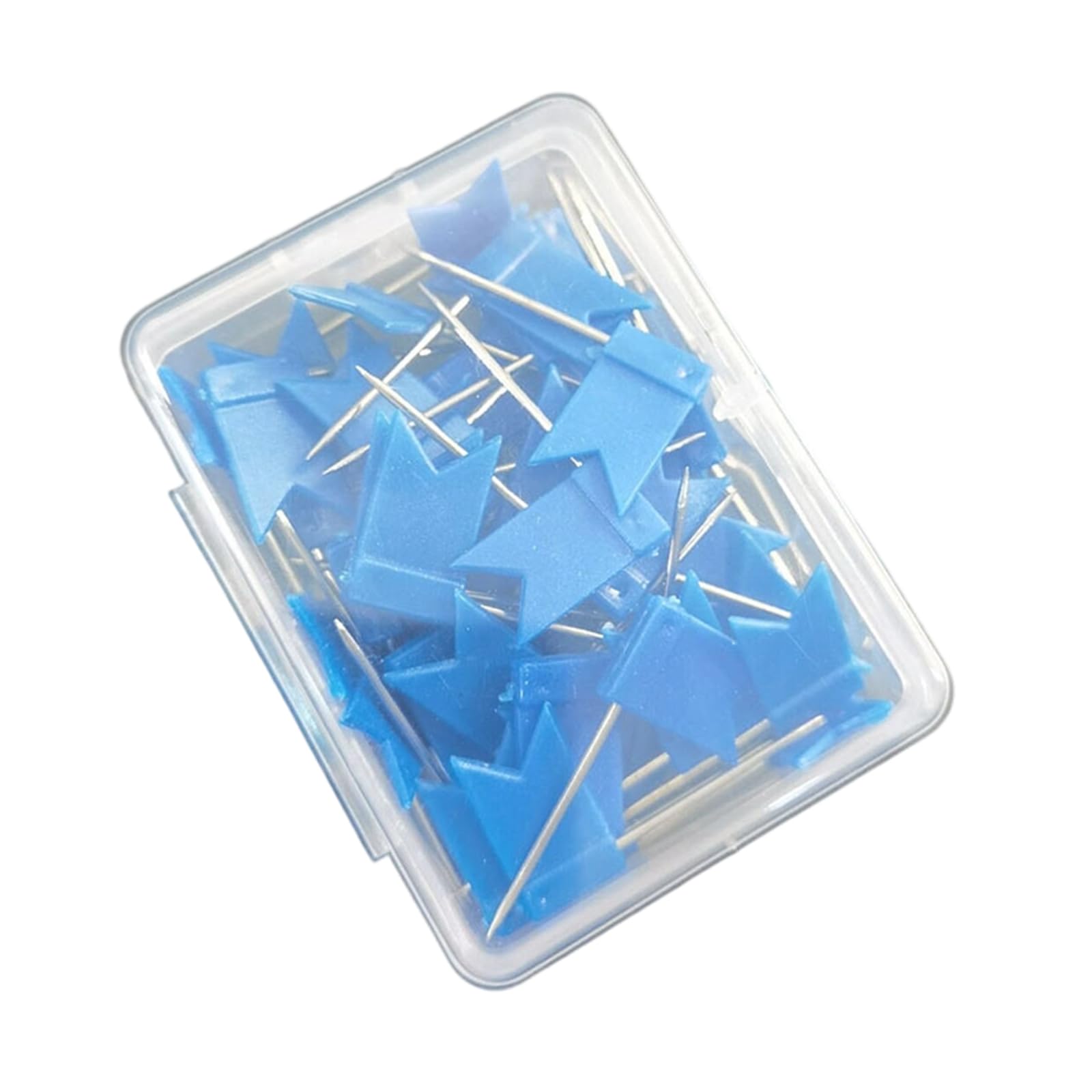 Hsioluted Blue 1 50 Pcs Colorful Push Pins Thumb Tacks For Bulletin Board, Decor, School Supplies, Map Cork Board Accessories Colorful Pushpins