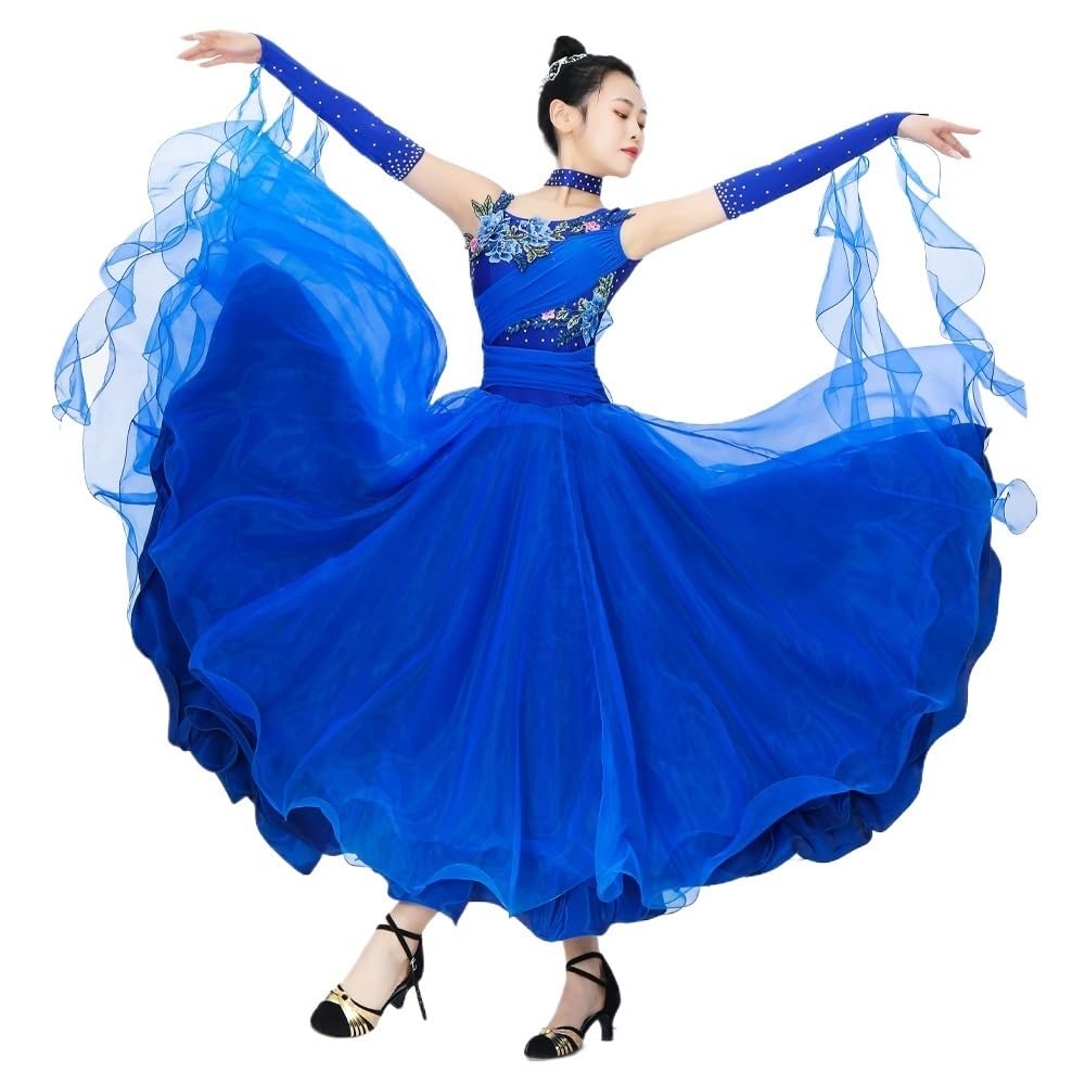 Abito da Ballo da Donna Abiti da Ballo Moderni da Competizione, da Festa, da palcoscenico, da Donna, da Abbinare, da Valzer, da Jazz