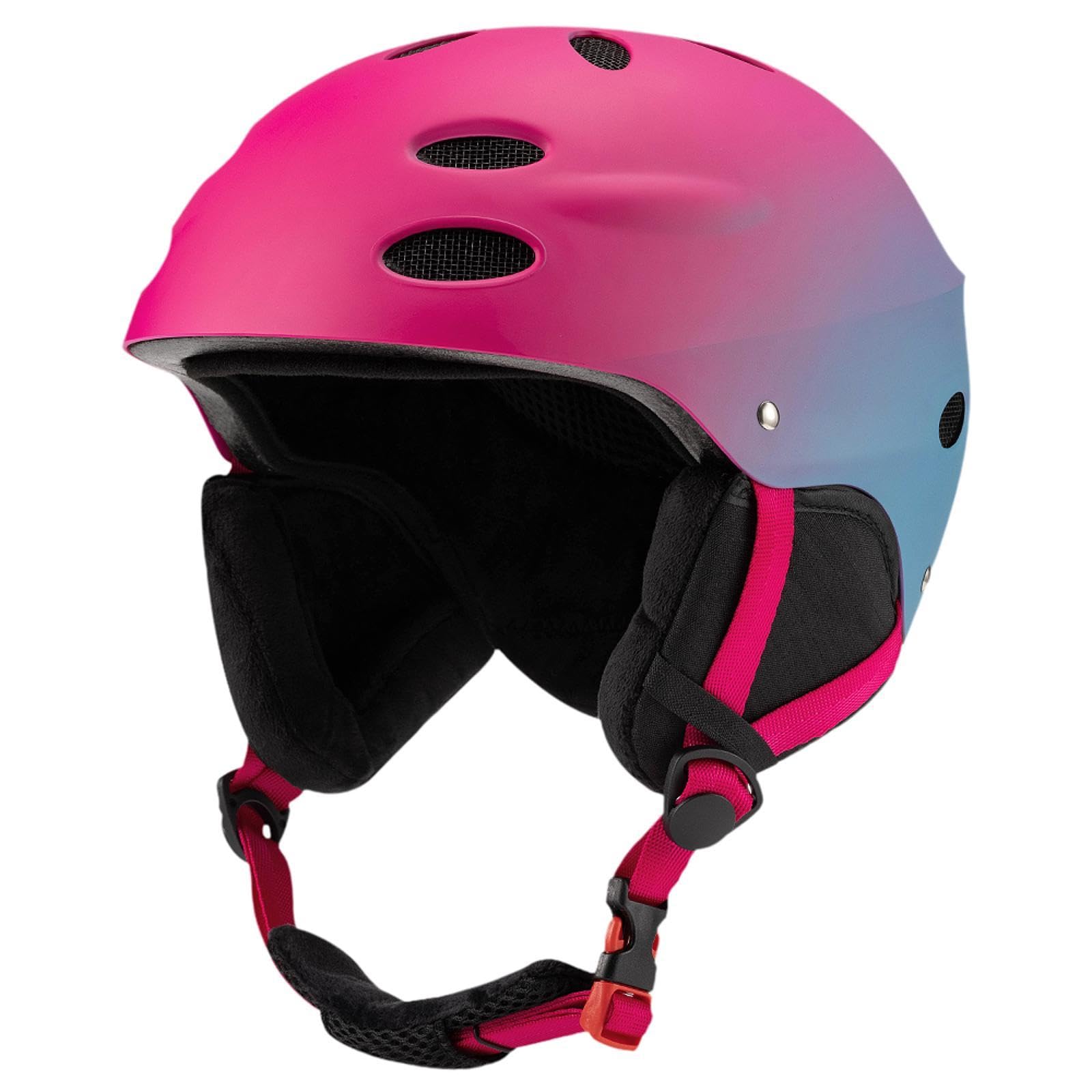 Skihelm, Schutzhelm, Outdoor Skizubehör, Verstellbarer Kopfumfang, Stoßdämpfender Schaumstoff, Geeignet Zum Snowboarden Und Skaten