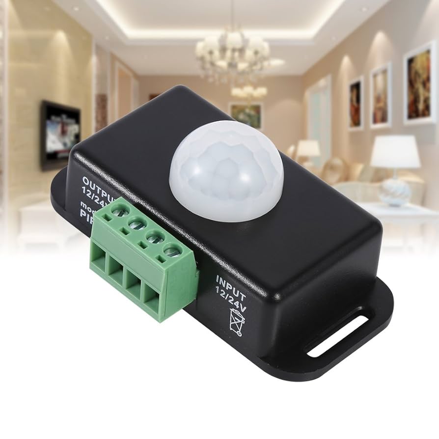 30A PIR Sensor LED Motion Sensor Switch DC 12V 24V