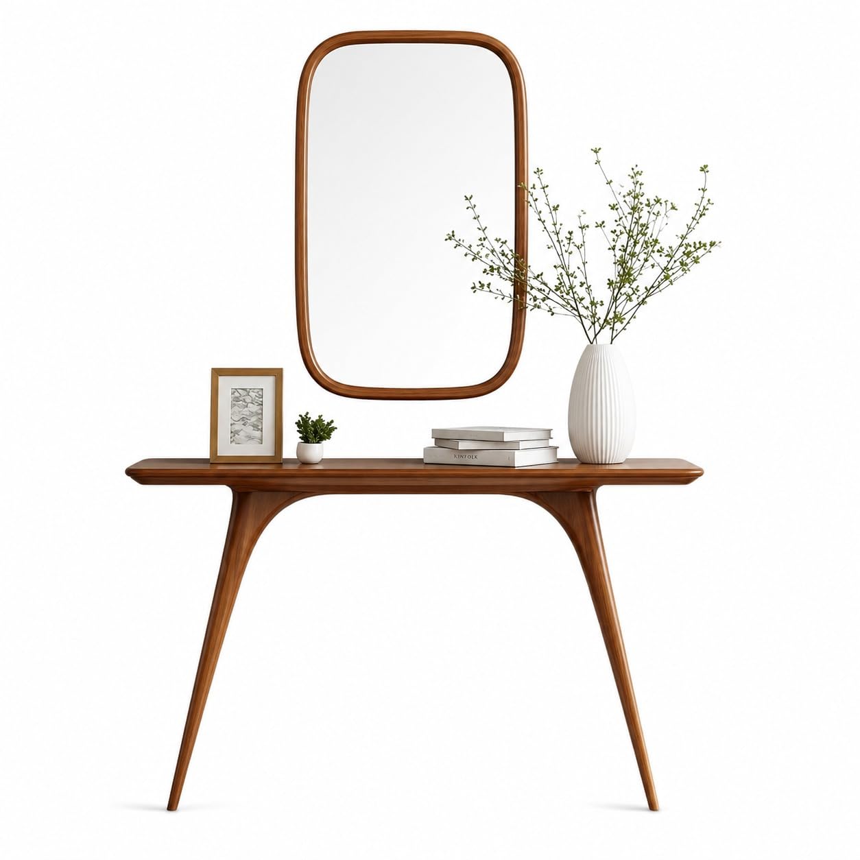 Solid Wood Console Table for Living Room & Entryway – Modern Minimalist Narrow Table (100x30x77 cm) | Durable Wooden Sofa Table for Hallway, Bedroom & Office-image-0