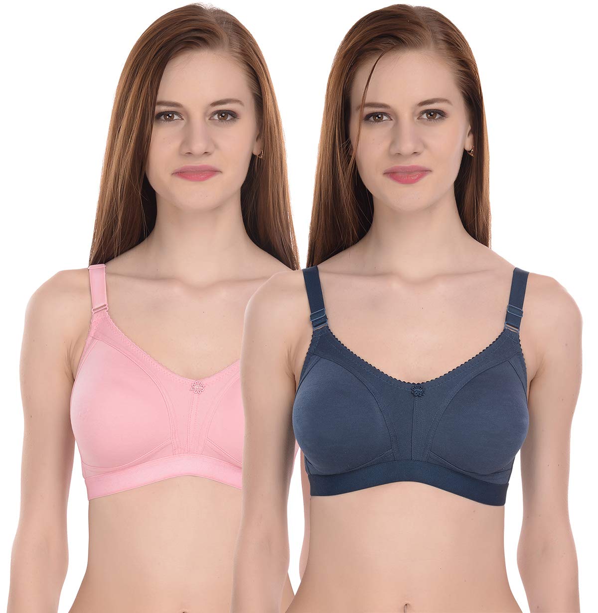 elina Non-Padded Full Coverage Cotton Hosiery D-Cup Bra-picture-22