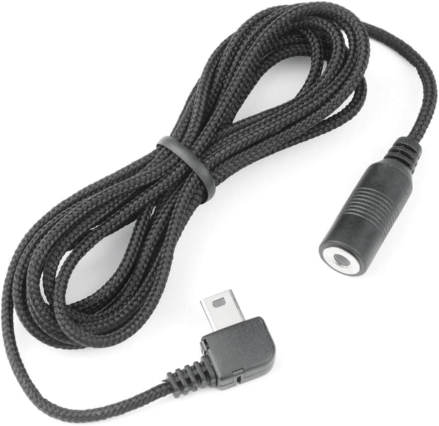 SOONSUNMini USB to 3.5mm Microphone Adapter Cable for GoPro Hero 4,Hero 3+, Hero3, Hero 4 Black, Silver and White edition Cameras - Cable Length up to 6.6ft (2 Meters)
