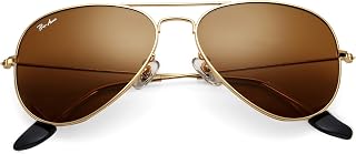 ProAcme Classic Aviator Sunglasses Men Women UV400 Glass Lenses Metal Frame Scratch-Resistant Driver Shades