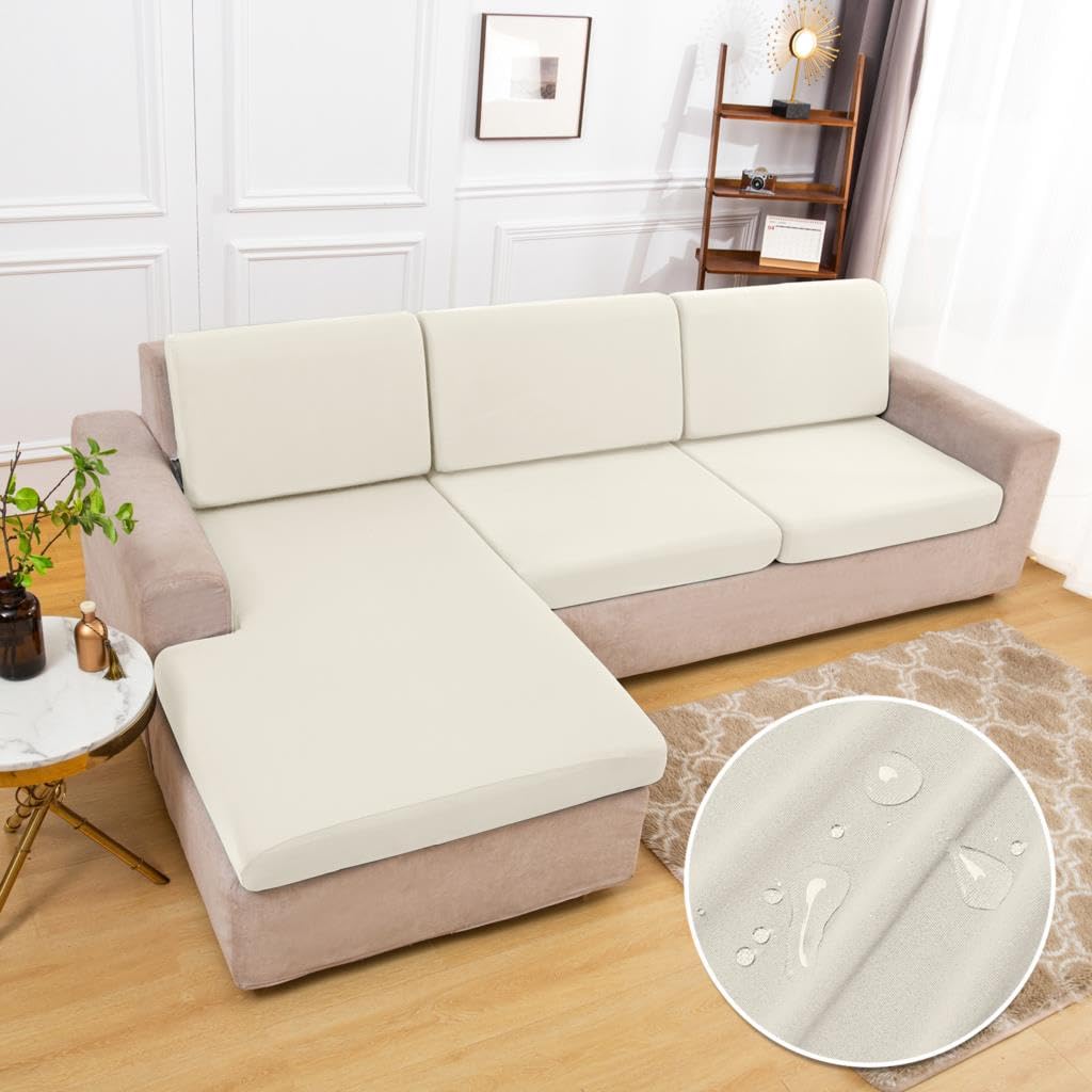 Housse de coussin de canapé imperméable : fini les taches d'animaux sur le L