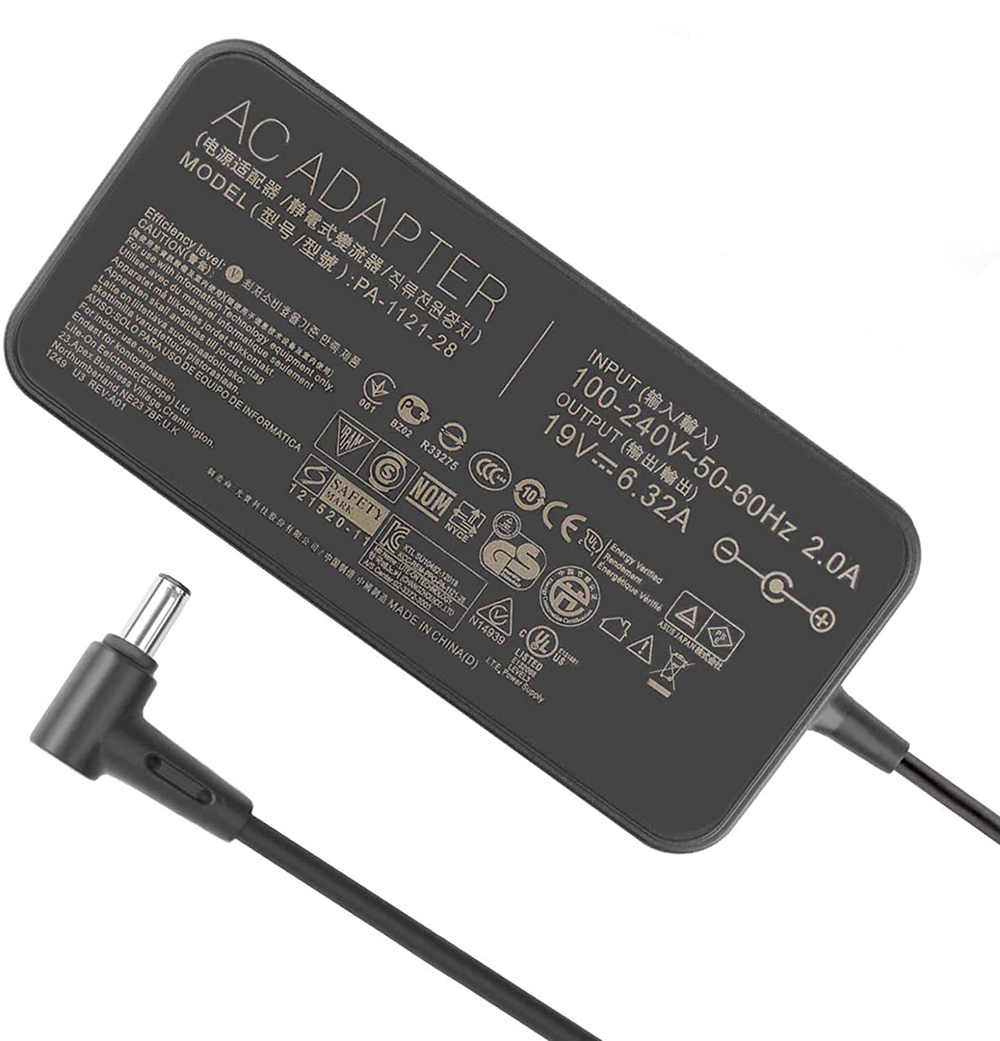 ASUS PA-1121-28 adapter AC kompatybilny z FX705GM, FX505GD, zasilacz 120W, 19V, 6,32A