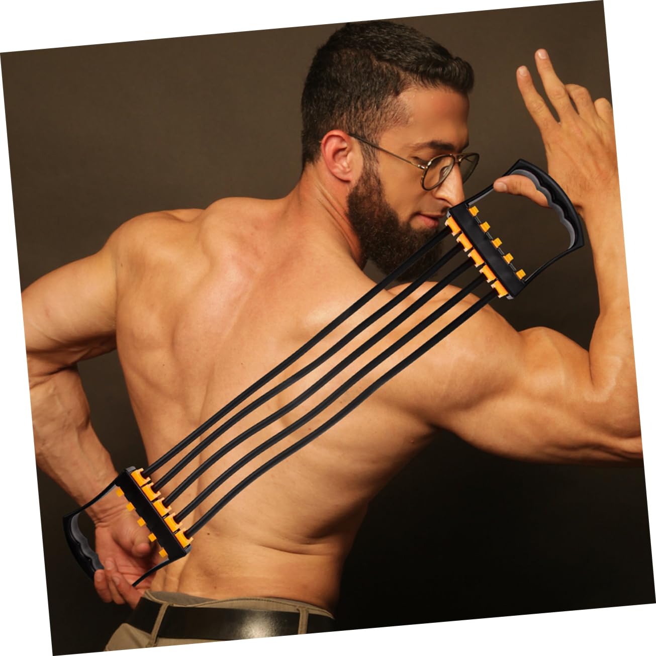 Elastico di Resistenza Fitness 2 Pezzi Tpe per Allenamento | Portatile per Uso Generale, Materiale Flessibile, Set Compatto da 2 Pezzi