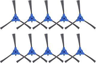 Recambios de cepillo lateral convenientemente compatibles para aspiradoras robot Solac Lucid i10, paquete de 6/10 (paquete de 10)