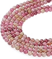 Vista 42 de 8mm Natural Larimar Gemstone Round Loose Beads Crystal Stone Bracelet Necklace Accessories Crafts for Jewelry Making DIY,1 Strand 15